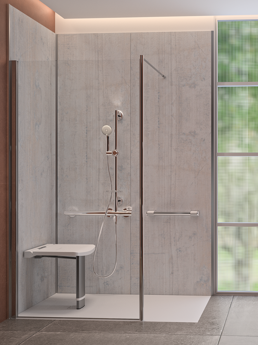 Walk-in shower installation 5