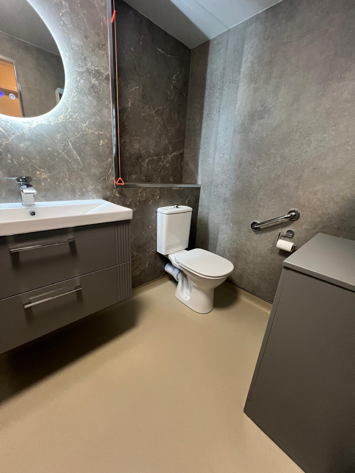 Wet room installation 4